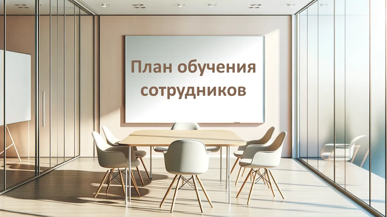 Шаблон Powerpoint плана обучения сотрудников