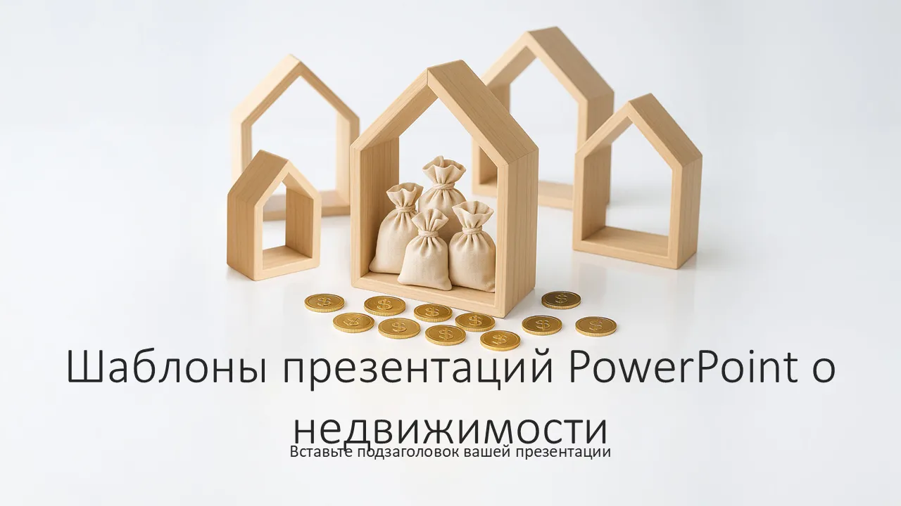 Шаблоны PowerPoint «Финансы в сфере недвижимости»