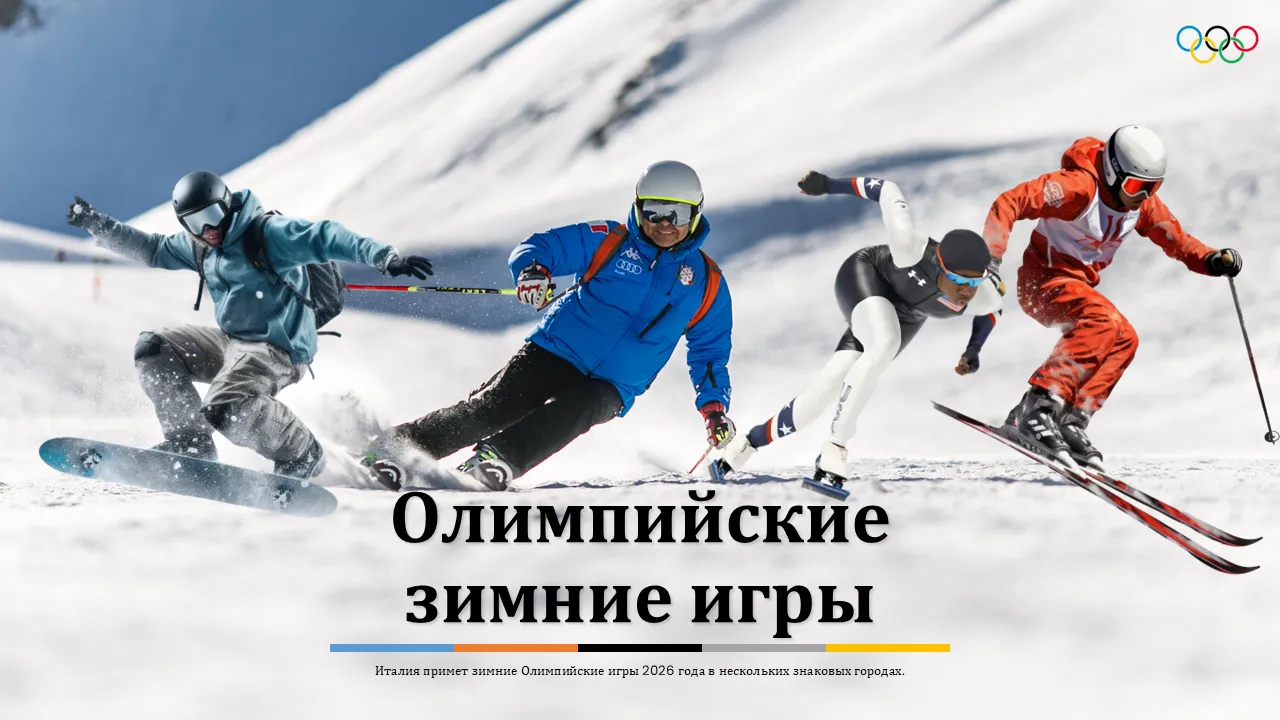 Зимние Олимпийские игры Шаблоны презентаций PowerPoint